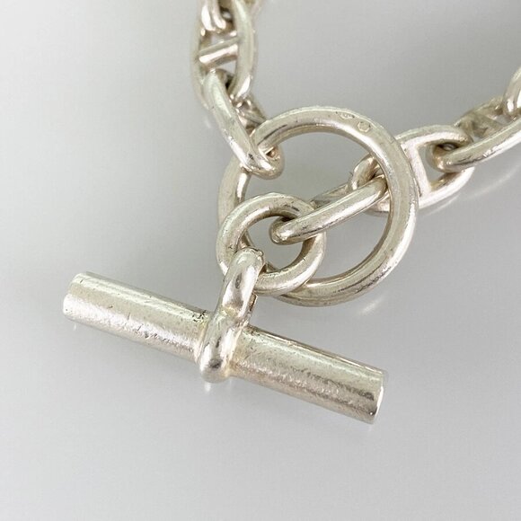 HERMES Chaine d'Ancre PM Silver Bracelet - Picture 2 of 13